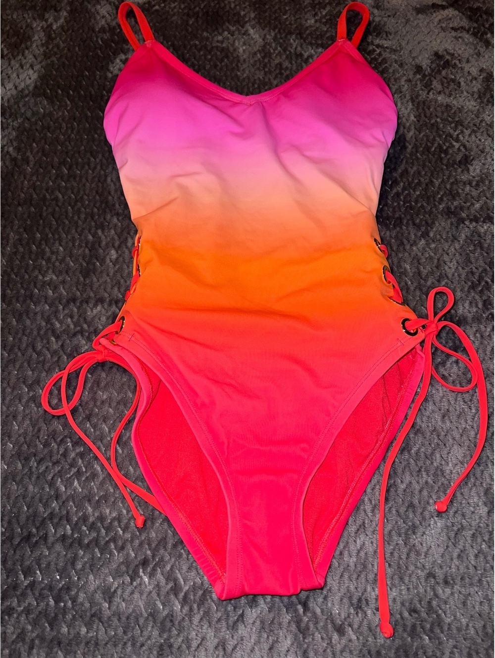 Freely Lace-up Grommet Suit, women’s small